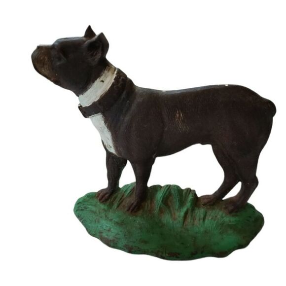 Vintage Cast Iron Bulldog DoorStop